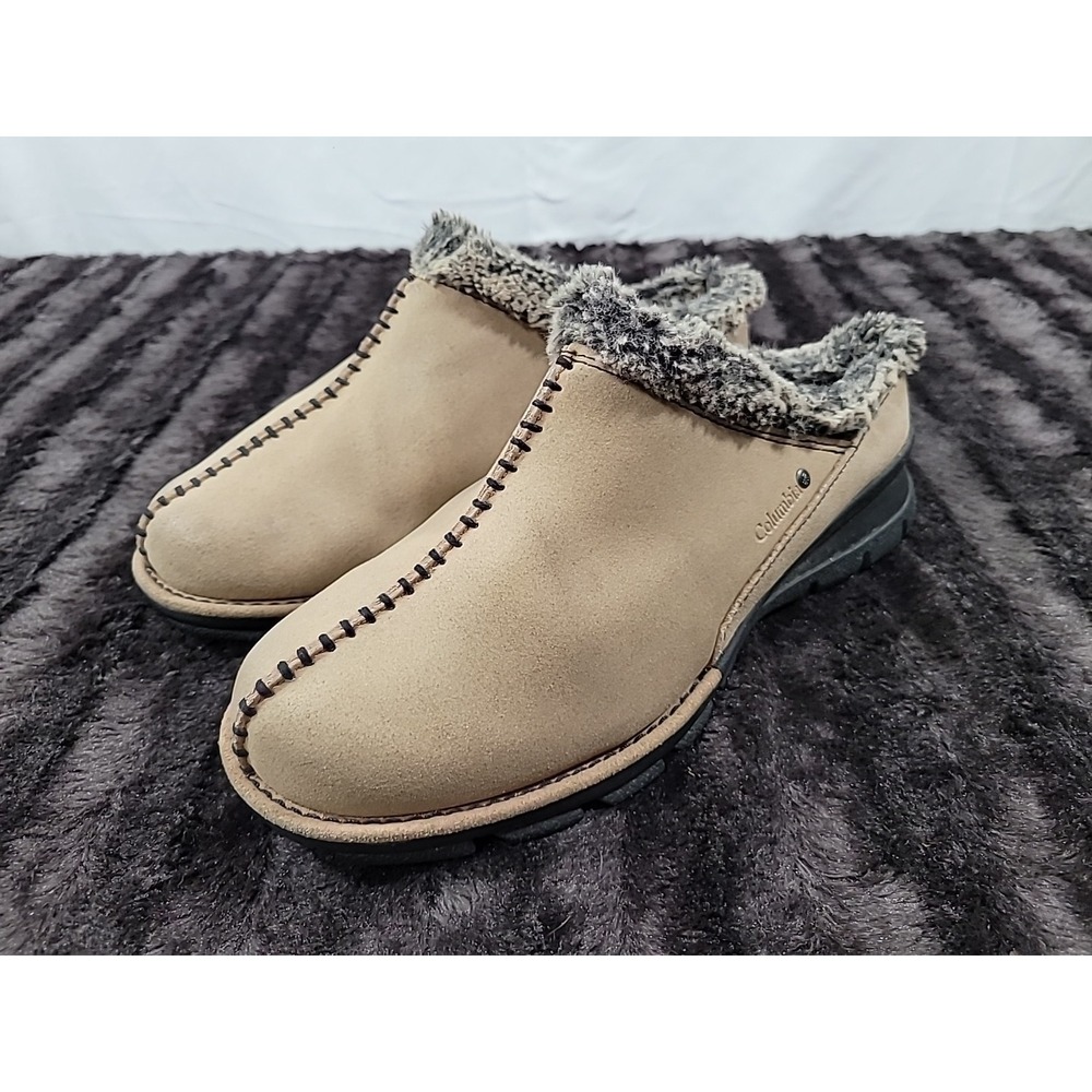 Columbia Cortina Suede Mules Size 8 Slip on Shoes